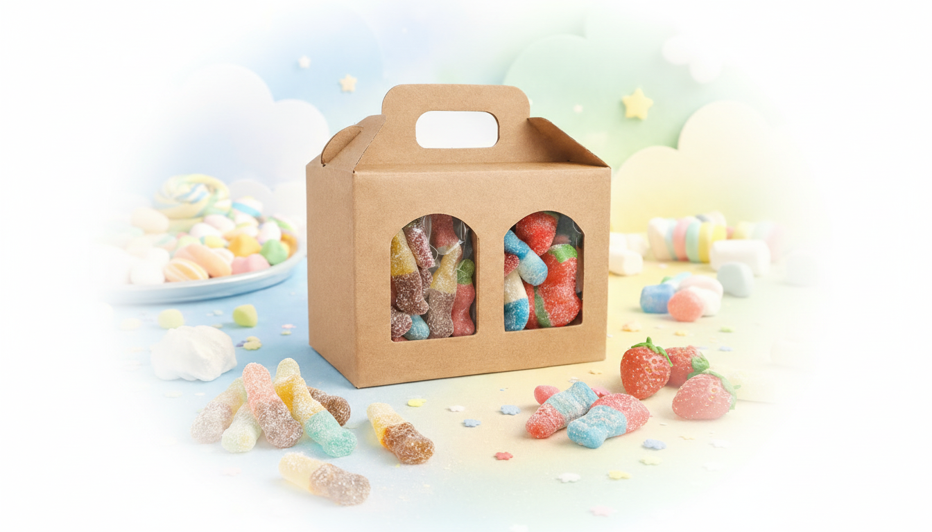 1 x Half kg Sweet Mubarak Gift Box